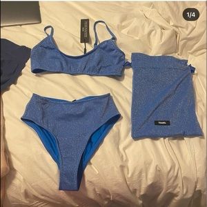 Triangl sparkly high waisted bikini